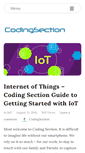 Mobile Screenshot of codingsection.com