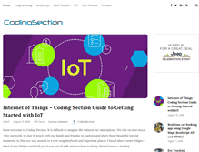 Tablet Screenshot of codingsection.com
